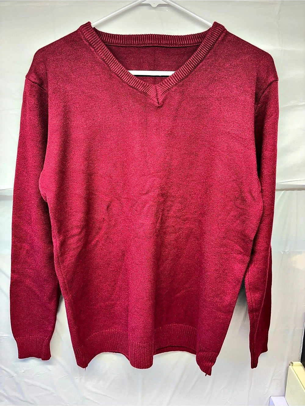 Crewneck Sweater in Red Like New